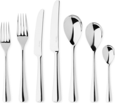 ROBERT WELCH Malvern mirrored stainless steel seven-piece cutlery set
