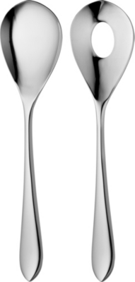 ROBERT WELCH Norton mirrored salad servers
