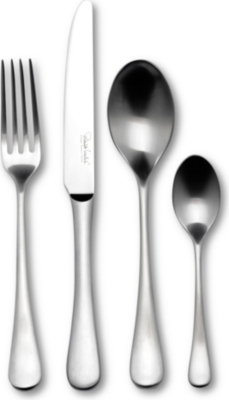 ROBERT WELCH Radford satin stainless steel 24-piece cutlery set