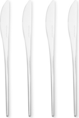 STUDIO WILLIAM Karri Mirror stainless steel four-piece steak knife set