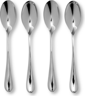 STUDIO WILLIAM Mulberry mirrored stainless steel eight-piece espresso set