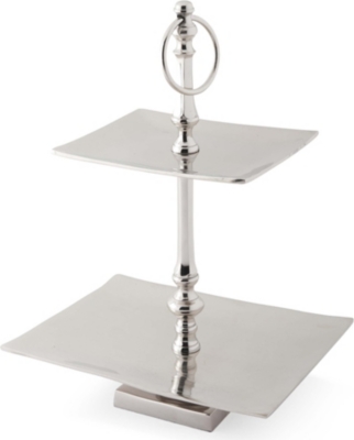 CULINARY CONCEPTS Two tier square cake stand