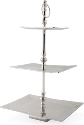 CULINARY CONCEPTS Three tier square cake stand