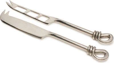CULINARY CONCEPTS Stainless steel two-piece cheese knife set