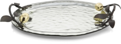 MICHAEL ARAM Lemonwood small glass tray