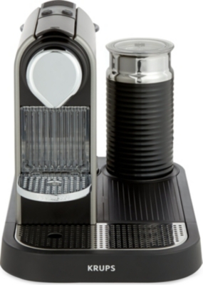 NESPRESSO Krups Nespresso Citiz coffee & milk machine titanium