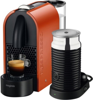 NESPRESSO U Magimix Nespresso coffee machine + Aeroccino3 milk frother