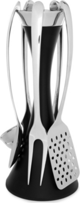 ROBERT WELCH Signature six-piece utensil set and stand