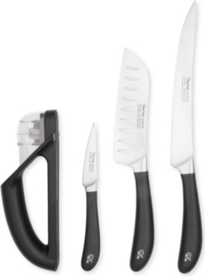 ROBERT WELCH Signature four-piece knife and sharpener set