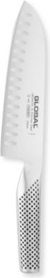 GLOBAL G Series fluted Santoku knife 18cm