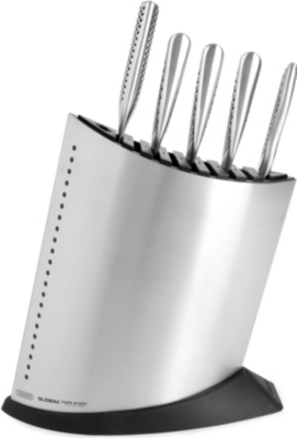 GLOBAL Ship Shape five-piece knife block set