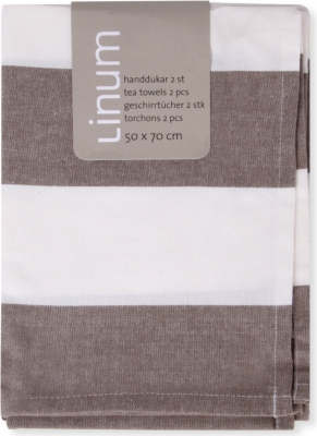 LINUM Ravioli striped tea towel