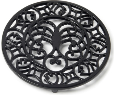 VICTOR Octopus and fish trivet black