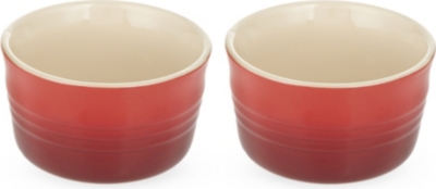 LE CREUSET Stoneware large ramekins pair