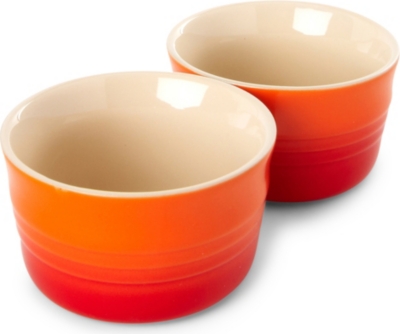 LE CREUSET Stoneware large ramekins pair
