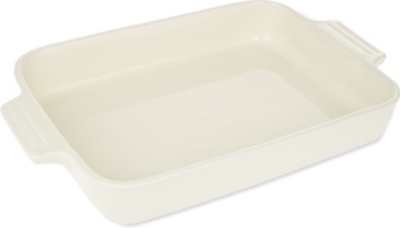 LE CREUSET Stoneware rectangular dish 32cm (Almond