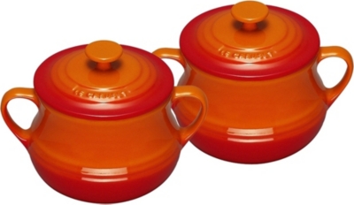 LE CREUSET Stoneware pair of bean pots