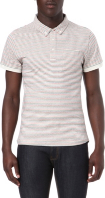 OLIVER SPENCER Striped polo shirt