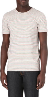 OLIVER SPENCER 2by2 striped t-shirt