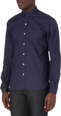 OLIVER SPENCER Clerkenwell single-cuff shirt