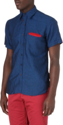 OLIVER SPENCER Jet short-sleeved shirt