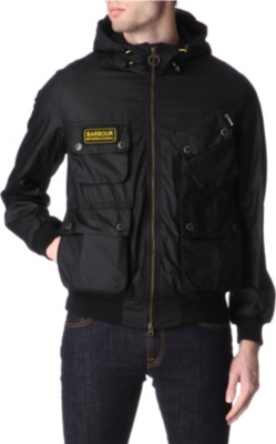 BARBOUR Glanton waxed-cotton jacket