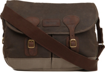 BARBOUR Tarras beeswax messenger bag