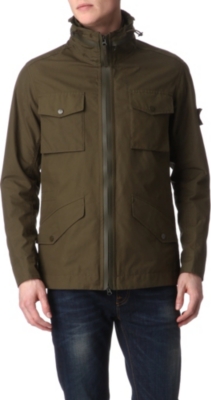 STONE ISLAND Military style hooded jacket