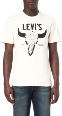 LEVI'S Ram skull t-shirt