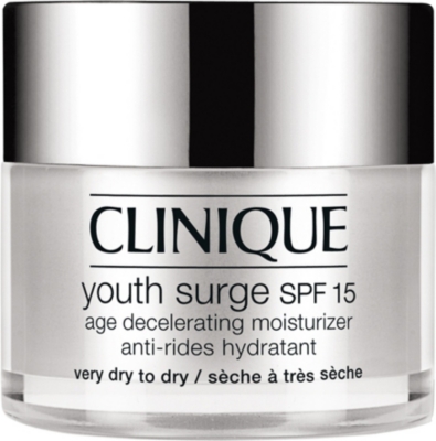 CLINIQUE Youth Surge Day SPF 15 Age Decelerating Moisturizer &ndash; Dry&frasl;Very Dry Skin 50ml