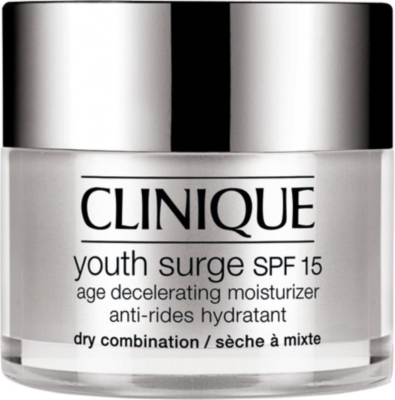 CLINIQUE Youth Surge SPF 15 Age Decelerating Moisturizer &ndash; Dry&frasl;Combination Skin 50ml
