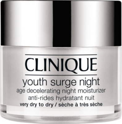 CLINIQUE Youth Surge Night Age Decelerating Moisturizer Very Dry Skin 50ml