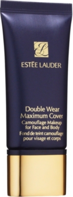 ESTEE LAUDER: Double Wear Maximum Cover makeup for face and body SPF 15 30ml
