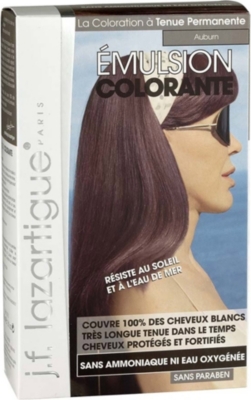 J F LAZARTIGUE Colour Emulsion for Grey Hair in Auburn 60ml