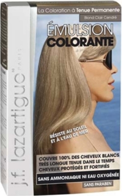 J F LAZARTIGUE Colour Emulsion for Grey Hair in Light Ash Blond 60ml