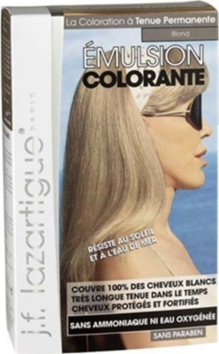 J F LAZARTIGUE Colour Emulsion for Grey Hair in Blond 60ml