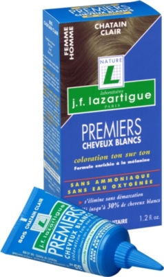 J F LAZARTIGUE First Grey Hair Colour in Light Chestnut 35ml