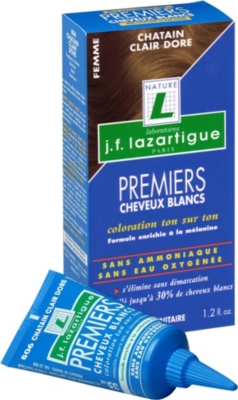 J F LAZARTIGUE First Grey Hair Colour in Light Golden Chestnut 35ml