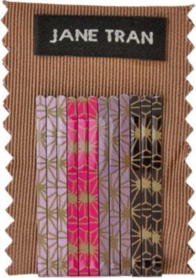 JANE TRAN Deco spark bobby pin set