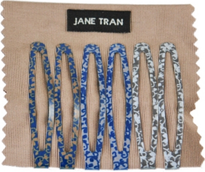JANE TRAN Flower vine clip set