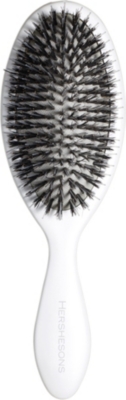HERSHESONS Mixed bristle oval cushion brush