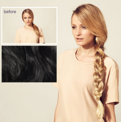 HERSHESONS Long smooth ponytail