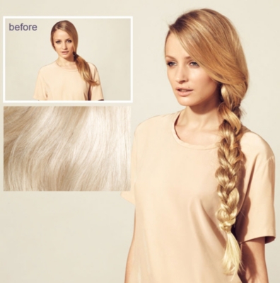 HERSHESONS Long smooth ponytail