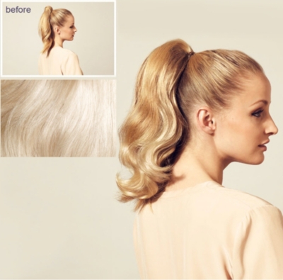 HERSHESONS Short wavy ponytail