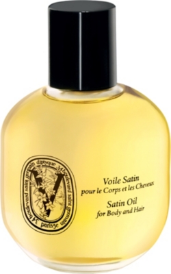 selfridges diptyque 100ml satin oil body hair