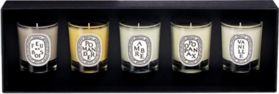 diptyque 5 candle set