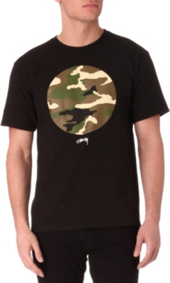 STUSSY Camo Circle t-shirt