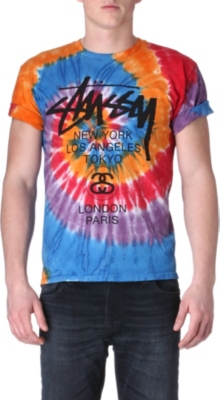 STUSSY Multi-dye t-shirt