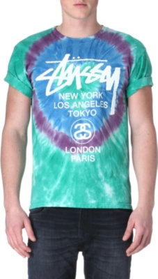 STUSSY Multi-dye t-shirt
