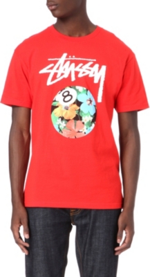 STUSSY 8 Ball Flower t-shirt